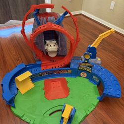 Hot Wheels Monster Trucks T-Rex Volcano Arena Playset