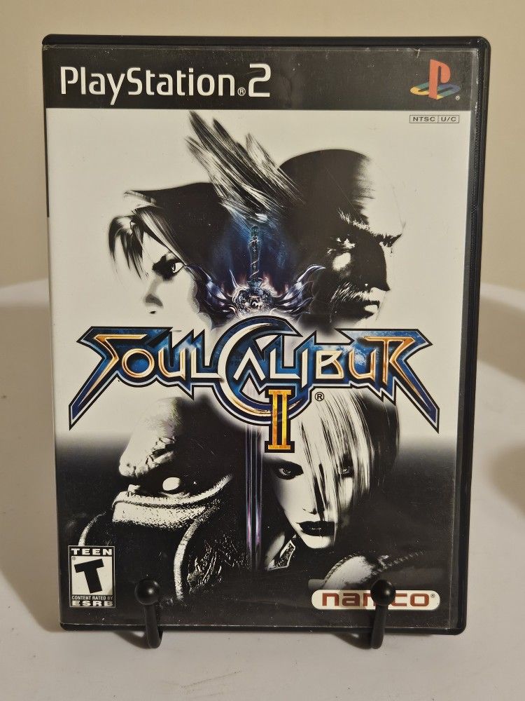Soul Calibur II 2 Playstation 2 PS2 Black Label CIB Complete In Box With Manual
