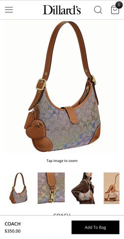 Coach Crystal Hobo Bag And Margot Sandals