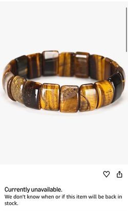Tiger's Eye Stone Stretch Bracelet