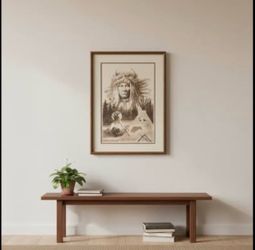 "Buffalo Run" by Larry Fodor - Hand Signed & Numbered 120/200 Framed Lithograph 22x30-Make an offer!