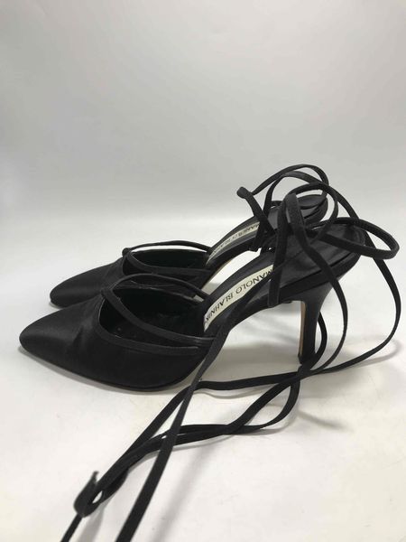 Manolo Blahnik Satin Heels - Size 37
