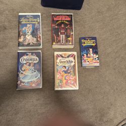 Vintage Disney VHS Tapes