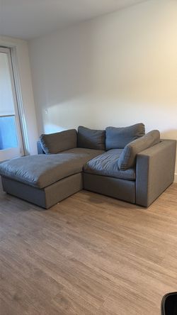 Cozy Branded Grey Couch