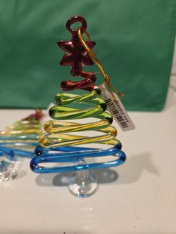 Pier 1 Glass Ornaments 