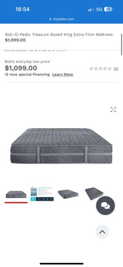 Pillow Top, Memory Foam, King Size Mattress