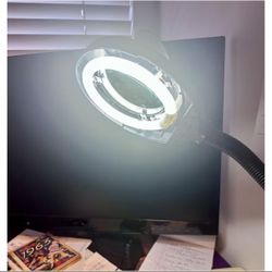 (2pack) 4.75’’ T4 Type 12W 6400K Circular Bulb Replacement for Magnifier Desk Light,Vanity Magnifying Makeup Mirror,Daylight 6400K Fluorescent Lamp