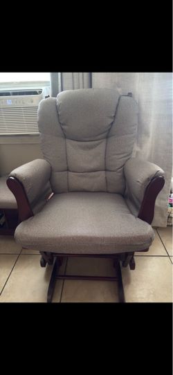 Upholstered Glider Rocking Chair