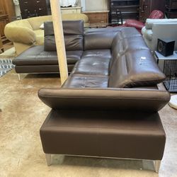 Leather Sectional Couch 