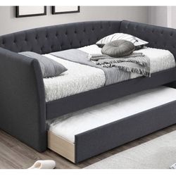 Brand New In Box Day Bed W/Slats + Trundle And 2 Mattresses. Pick Up In Long Beach   