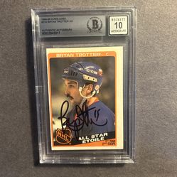 1984 OPC #214 Bryan Trottier (AS) signed.Negotiable