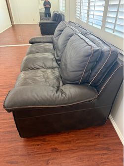 Free leather sofa