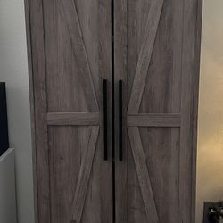 Farmhouse Style Liquor Cabinet 