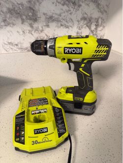 Ryobi drill with heavy duty battery