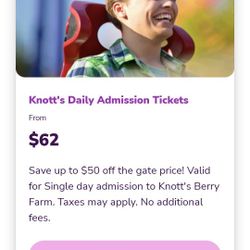 Knotts Berry Farm Tickets