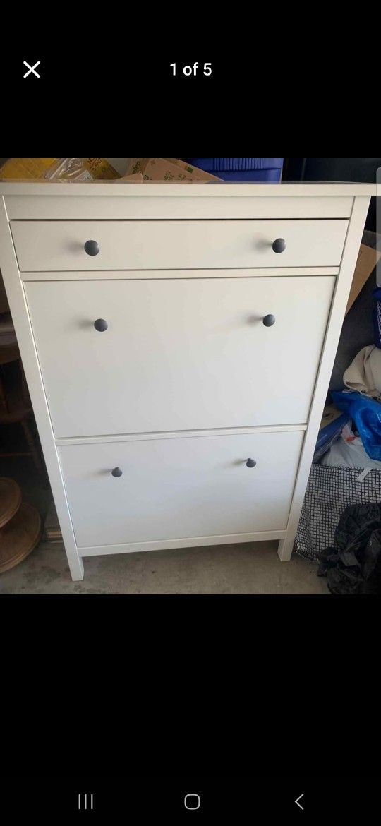 Ikea HEMNESS Shoe Rack Entryway Organizer Storage Shelf. FIRM Price
