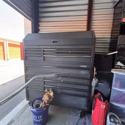 Husky Heavy-Duty Rolling Tool Chest and Cabinet Combo (Matte Black)