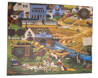 Buffalo-"HOUND OF THE BASKERVILLES"1000 Pc Puzzle Charles Wysocki~Silver Select