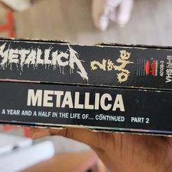 METALLICA VHS Set "A Year And A Half In The Life Of"