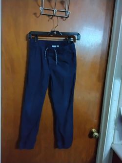 Navy Blue Drawstring Jogger Pants. Boys Size XL