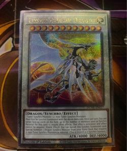Yugi-oh Cosmic quasar Dragon QCSR Near mint