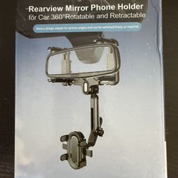 New Large Rearview Mirror Phone Holder