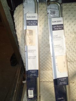 Sun zero light blocking wrap rod