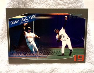 Tony Gwynn San Diego Padres Baseball Card ( 2 ) $10.00 EACH for