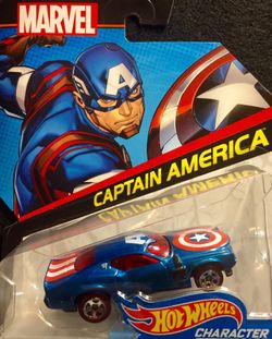 Hot Wheels CAPTAIN AMERICA Character Cars