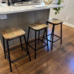 Joss & Main Bar stools (x3)