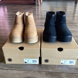 Uggs Big Kids Mini and Ultra Mini  Classic Platform Sizes 13 Through Six Women’s Size Up To 7 1/2