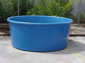Duracast Round Open Top Aquaculture Tank - 1000 Gallon