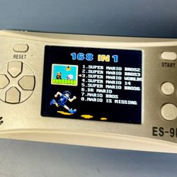 ES-9S 168 in 1 Mario bros brothers Handheld Video Game Console Multi-Game System