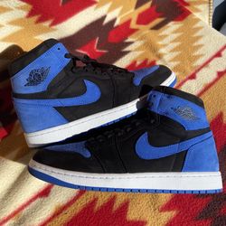 Jordan 1 Retro High OG Royal Reimagined (Pre-Owned) Size 10 Damaged Box 