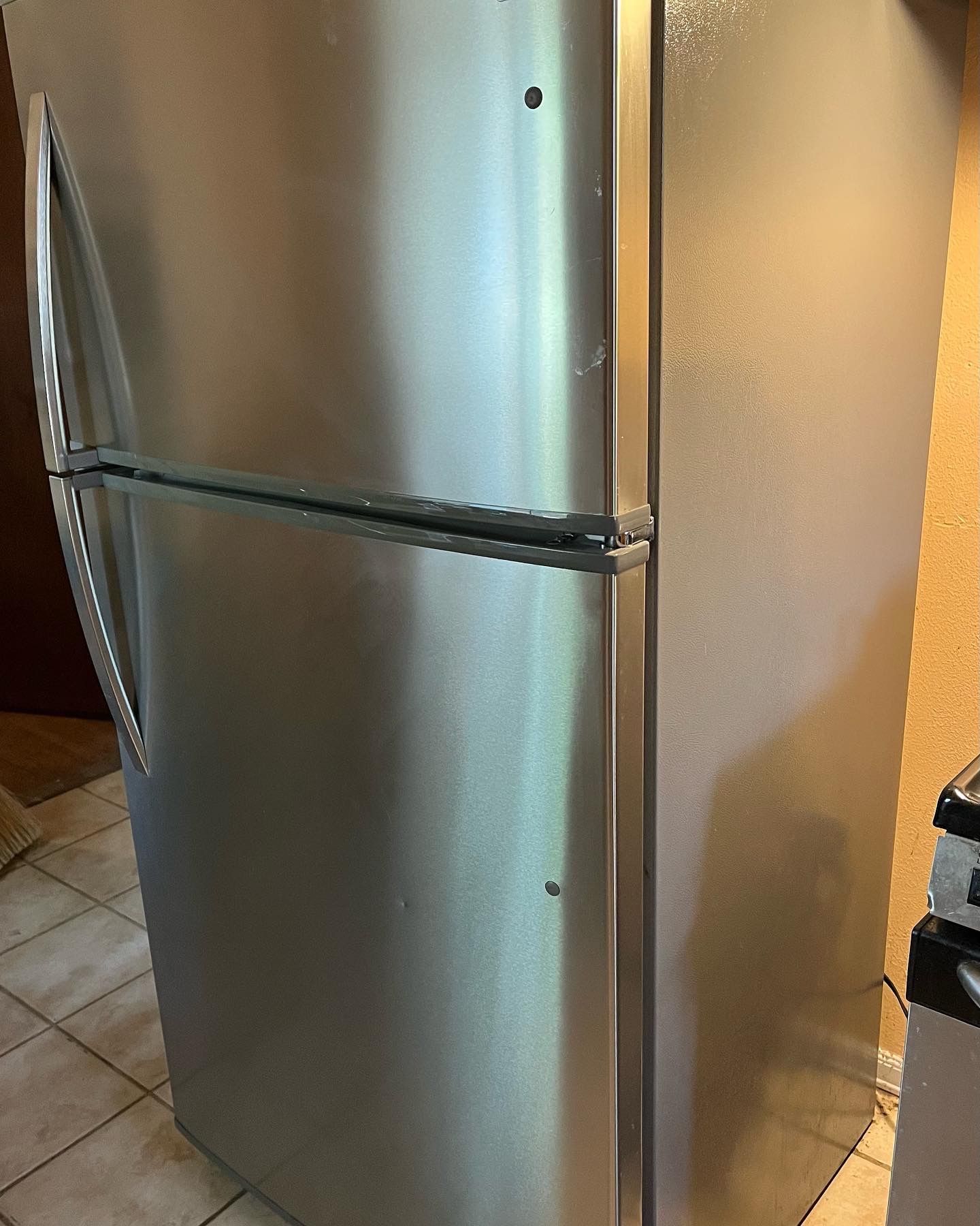 Kenmore 21 cu. ft. Top-Freezer Fridge - Fingerprint-Resistant Stainless Steel • Cold & Clean!