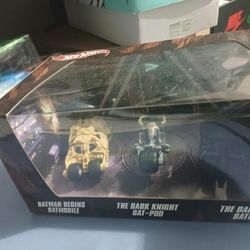 Hotwheels 3pc Mobiles Set Sealed Original Batman Movies