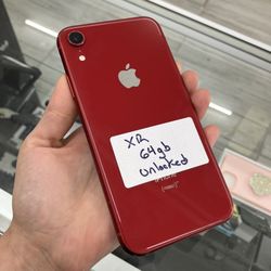 Red iPhone XR, Unlocked, Cash Or $50 Down 