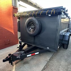 Dump Trailer 8x12x4 12000lb Many Extras $6950 Cash Only