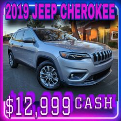 2019 JEEP CHEROKEE LATITUDE PLUS SPORT SUV, EXCELLENT CONDITION, LOW MILEAGE, READY TO DRIVE, GAS SAVER, 3 ROW SEATING, GREAT DEAL VEGAS USED CARS