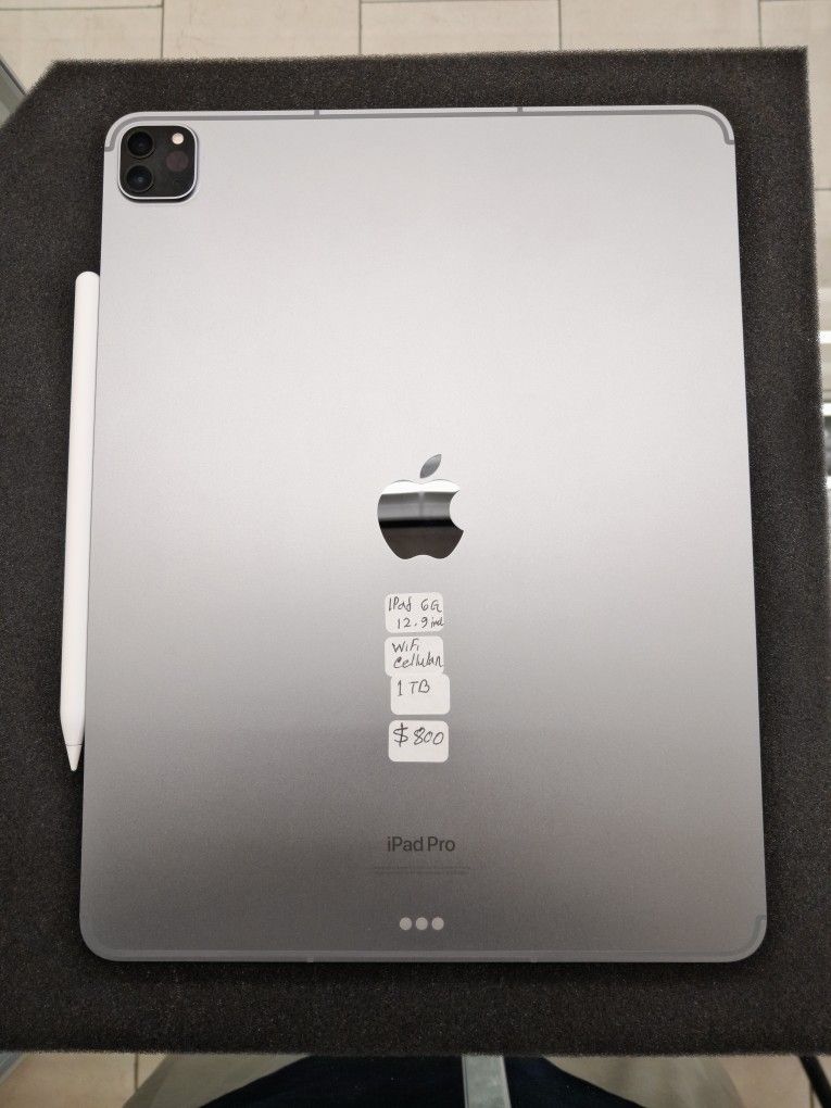 iPad Pro (12.9-inch) (6th generation) WI-FI Cellular | 1TB | FACTORY UNLOCKED 