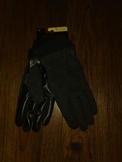 isotoner Black Touchscreen Gloves Size Medium