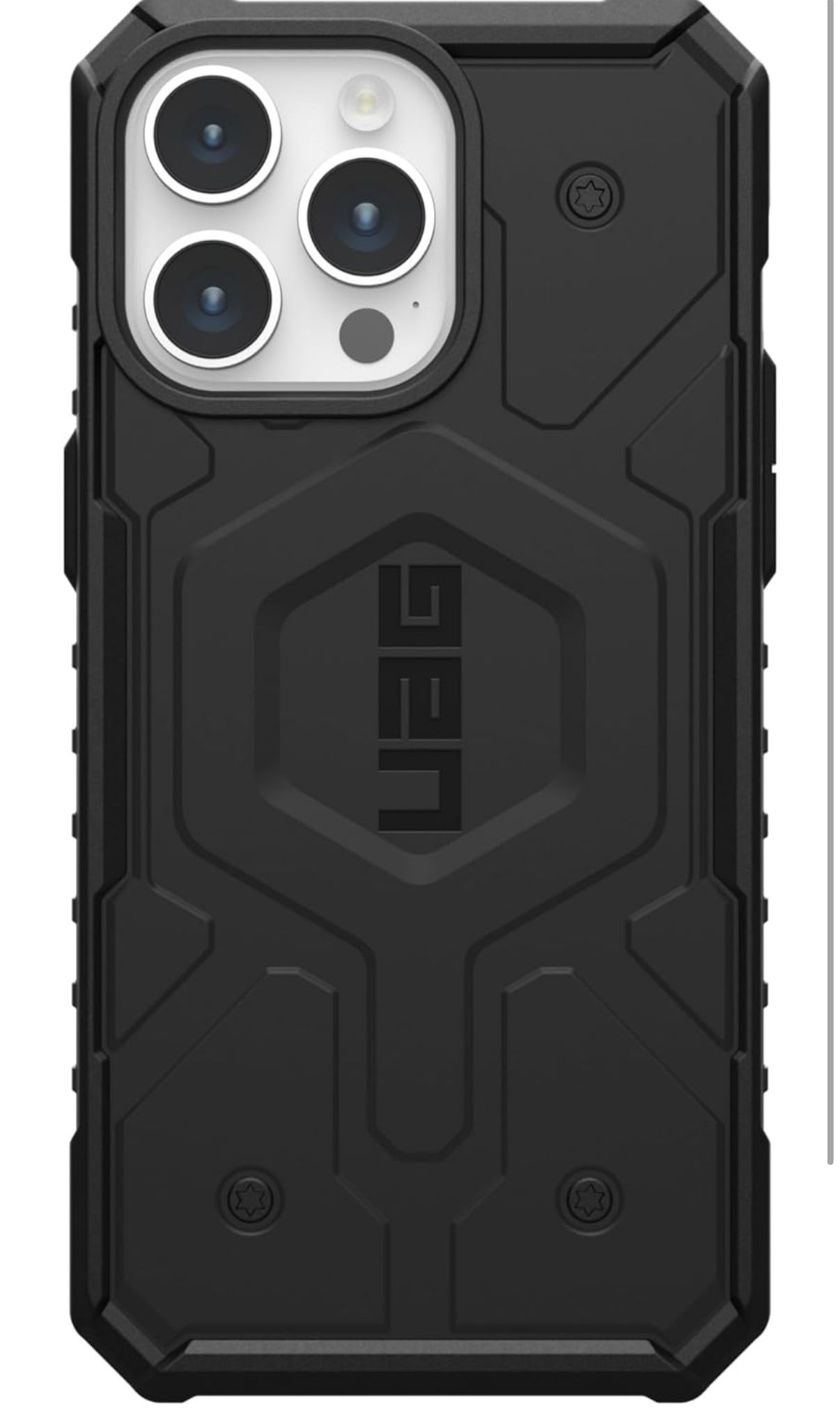 URBAN ARMOR GEAR UAG Case [Updated Version] Compatible with iPhone 15 Pro Max Case 6.7" Pathfinder GRAY Built-in Magnet Compatible with MagSafe Charg