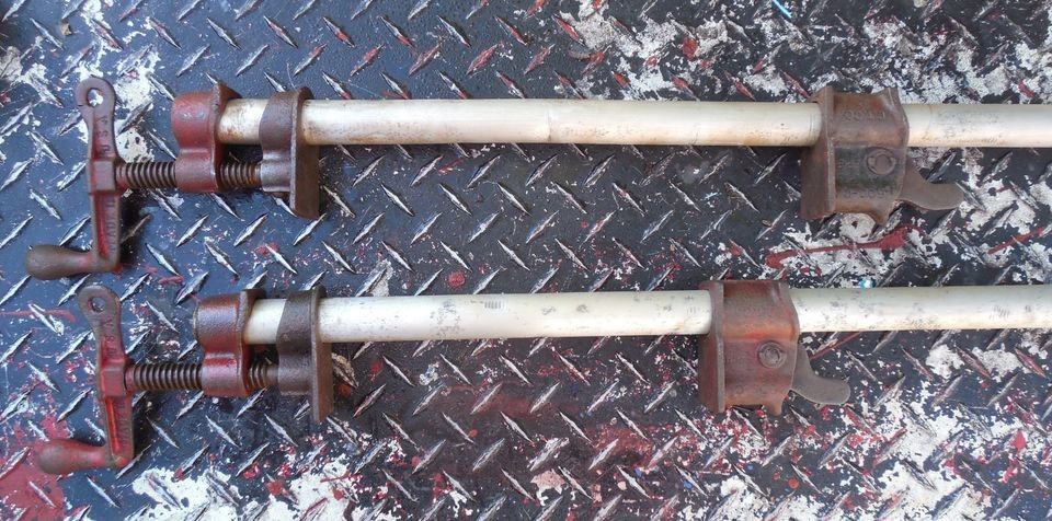 Pair Of 3/4 Pipe Clamps