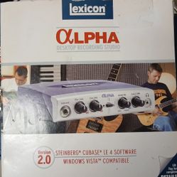 Lexicon ALPHA  Desktop Recording Studio