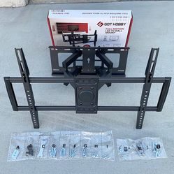 $39 (New in box) Full motion 37”-75” tv wall mount swivel tilt vesa 600x400mm, max load 110 lbs