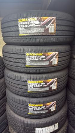 235/60/17 Blackhawk tires 🛞