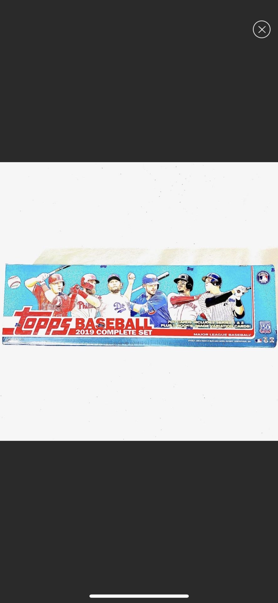 2019 Topps Baseball Complete Set Factory Sealed Blue Box