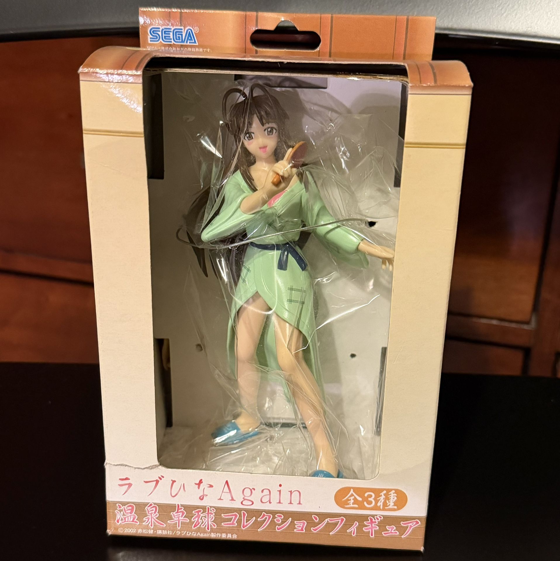 Love Hina Again Hot Spring Table Tennis Anime Figure - NIB - Small Tear On Box