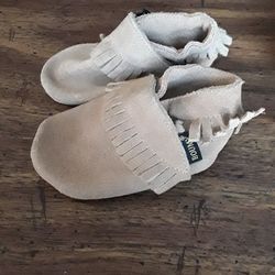 baby crib shoes lether/suede moccasins