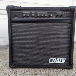 Crate 20 w Guitar Amp Amplifier USA Made Fender Marshall Yamaha Electric Bass Distortion Music Wall Plug In AC Peavy Zildigan Gibson